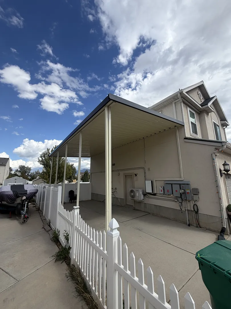 Custom 35x14 Steel Patio Cover in Woods Cross, UT