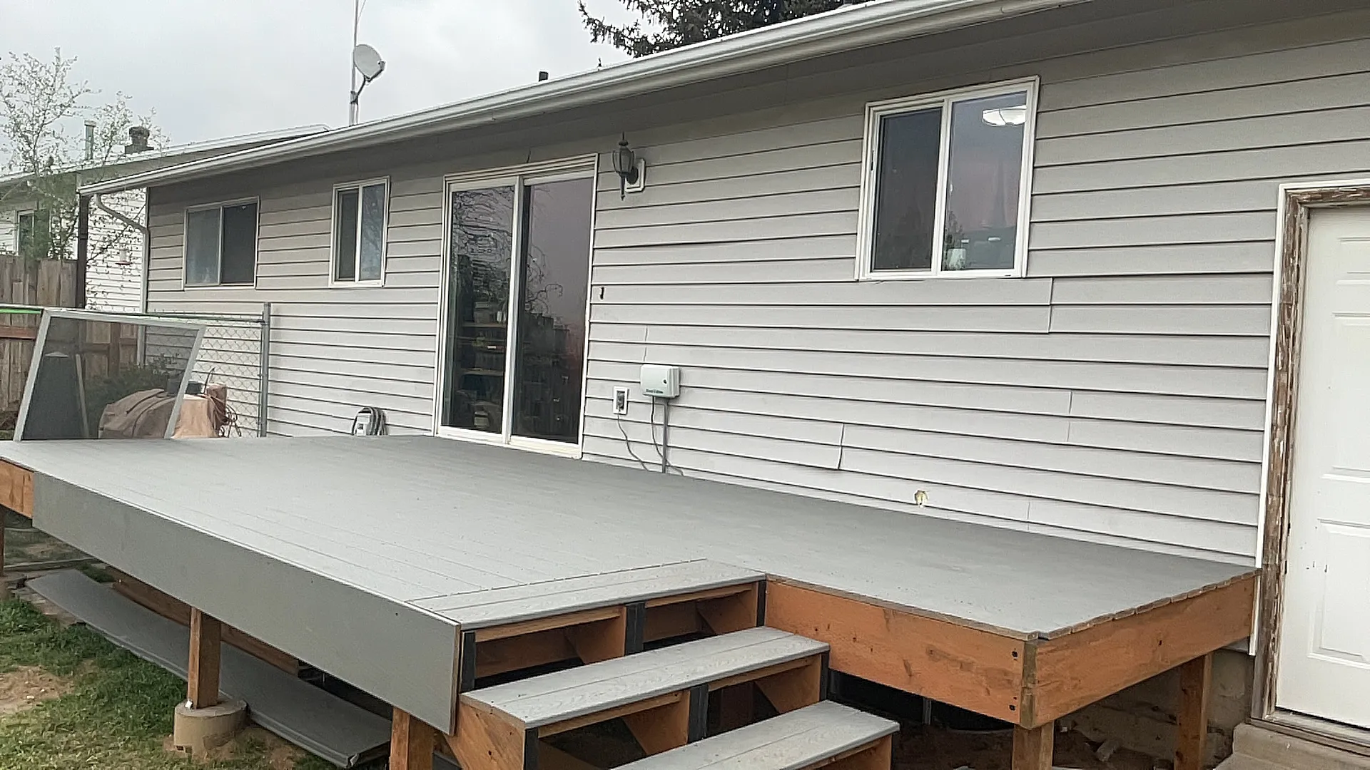 Custom 28x13 Steel Patio Cover Installation in Clearfield, UT